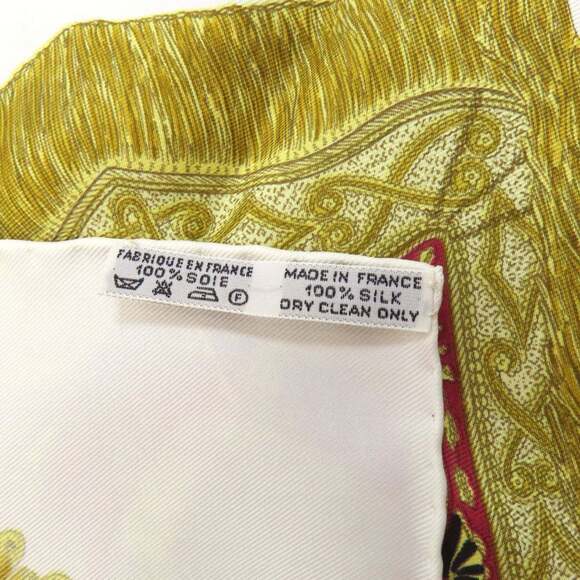 Hermès Carré 90 Saber Ornament Bag Scarf Silk Muffler Women's HERMES - Picture 7 of 10